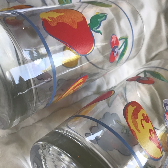 FRUIT GLASSES SET OF 4 - Picture 6 of 6